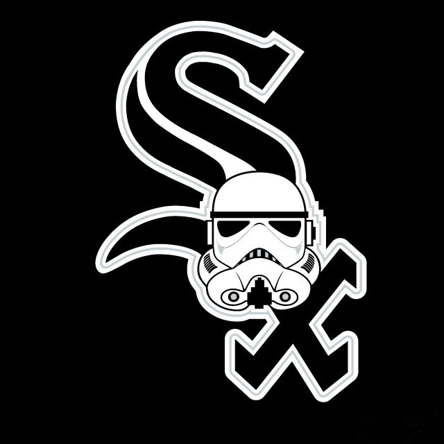 Chicago White Sox Star Wars Logo DIY iron on transfer (heat transfer)